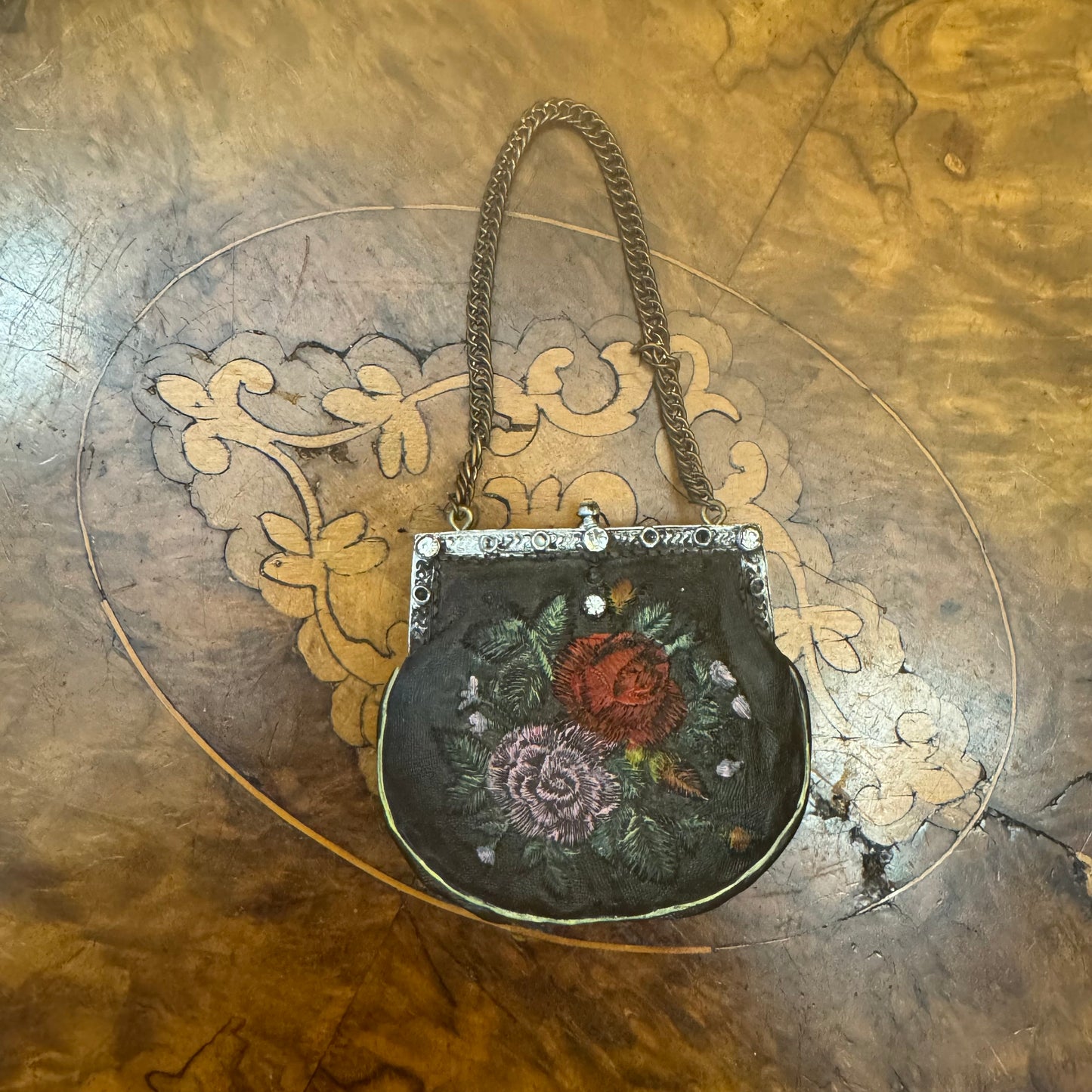 Vintage Ceramic Miniature Bag Ornament