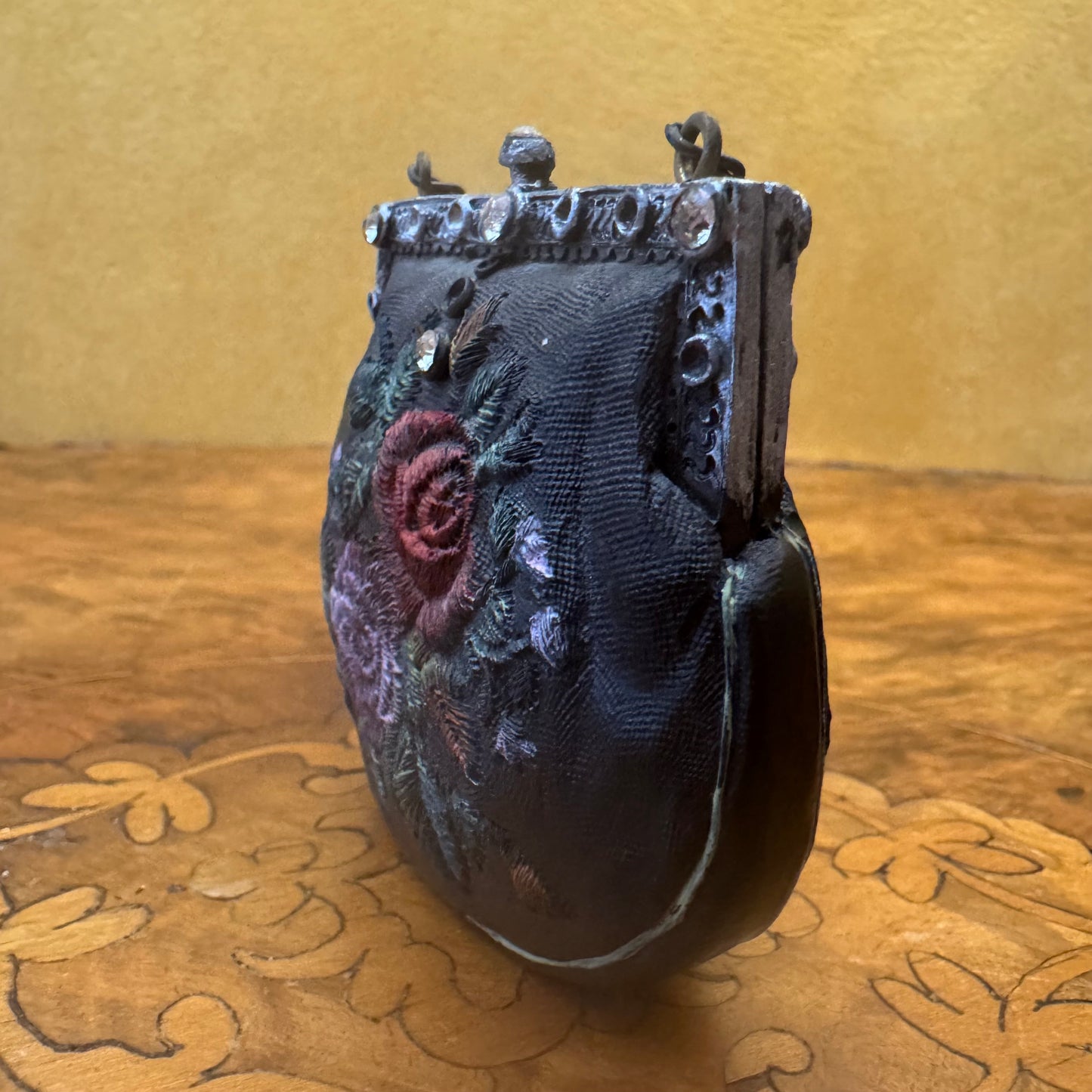 Vintage Ceramic Miniature Bag Ornament