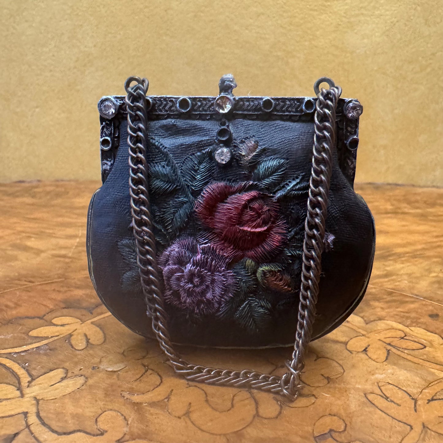 Vintage Ceramic Miniature Bag Ornament
