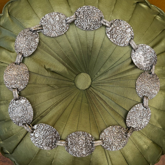 Vintage Silver Toned Belt Or Necklace
