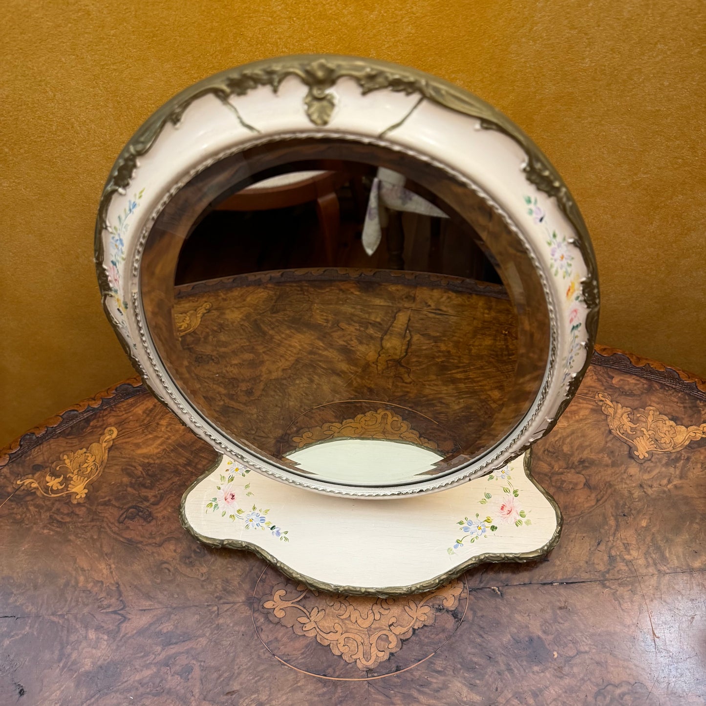 Vintage French Provincial Vanity Mirror