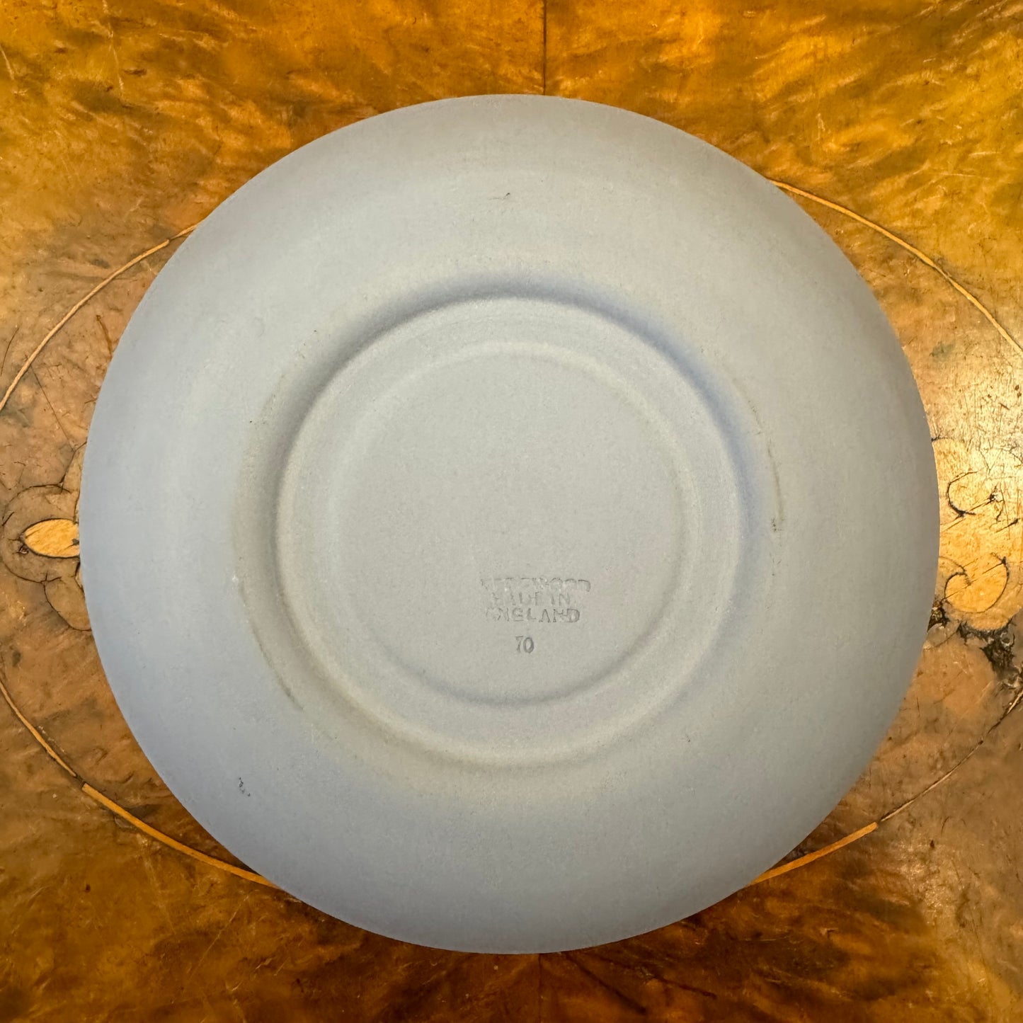 Vintage Wedgwood Blue Jasperware Tea Cup & Saucer