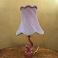 Vintage Italian Murano Glass Dolphin Table Lamp