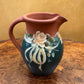 Terracotta Hand-Painted Jug Pitcher