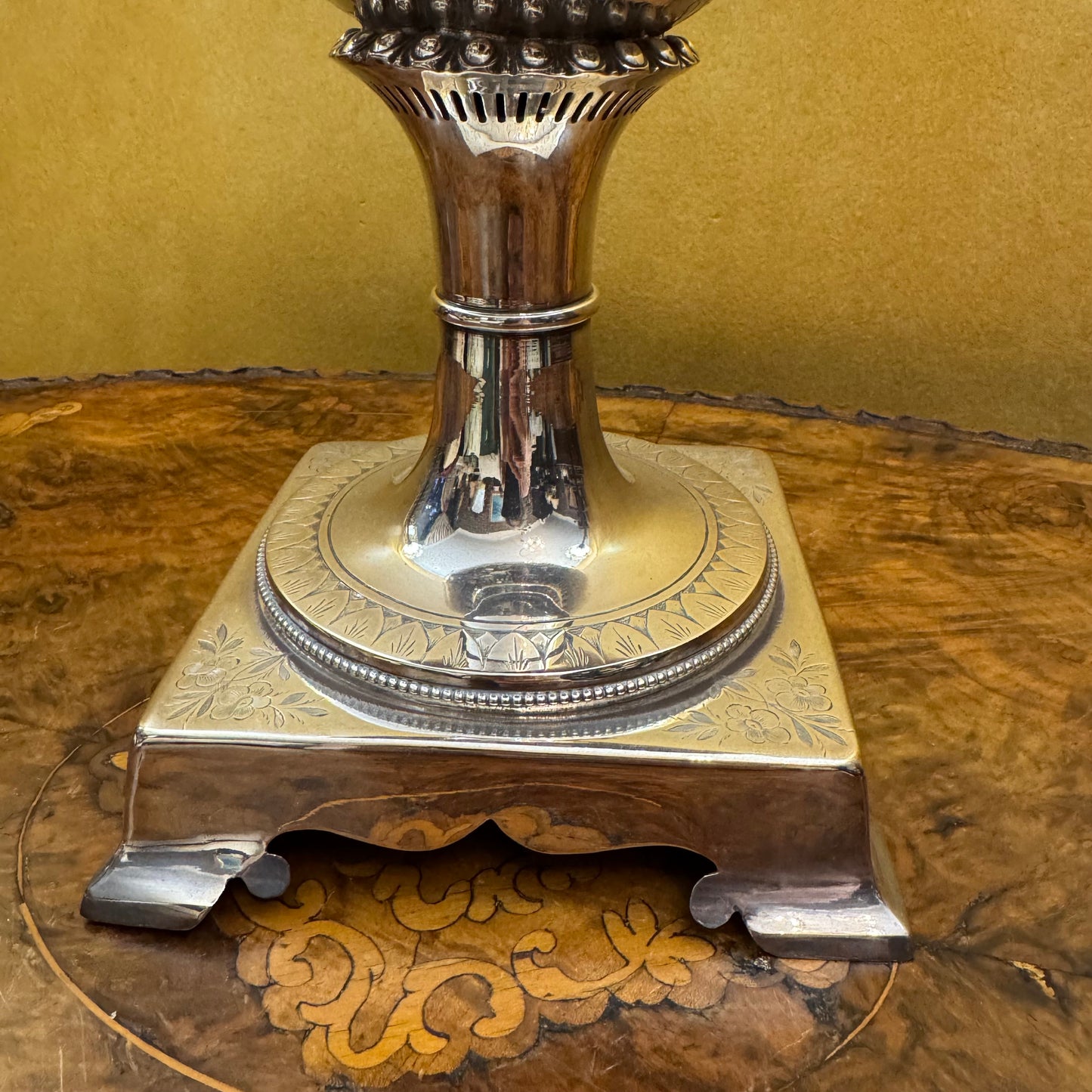 Vintage Silver Plate Samovar Tea Coffee Urn