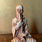 Vintage Resin Ashtray Statues Pair