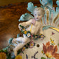 Antique 19th Century Meissen Porcelain Wall Candelabra Scones Pair