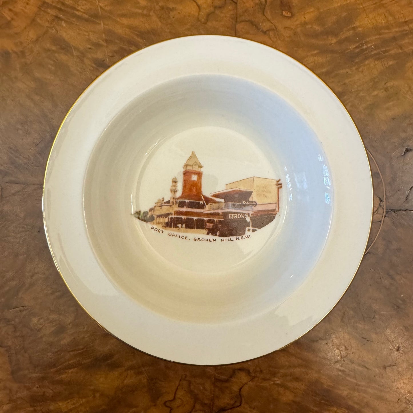 Vintage Delphine Broken Hill Post Office Bowl