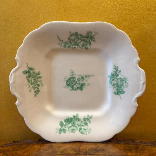 Sevres Green Group Floral Print Serving Platter