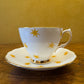 Royal Vale Star Print Tea Cup & Saucer