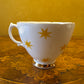 Royal Vale Star Print Tea Cup & Saucer