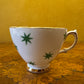 Vintage Royal Vale Green Star Tea Cup & Saucer