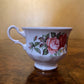 Vintage Queen Anne Roses Tea Cup Trio Set