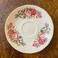 Vintage Queen Anne Roses Tea Cup Trio Set