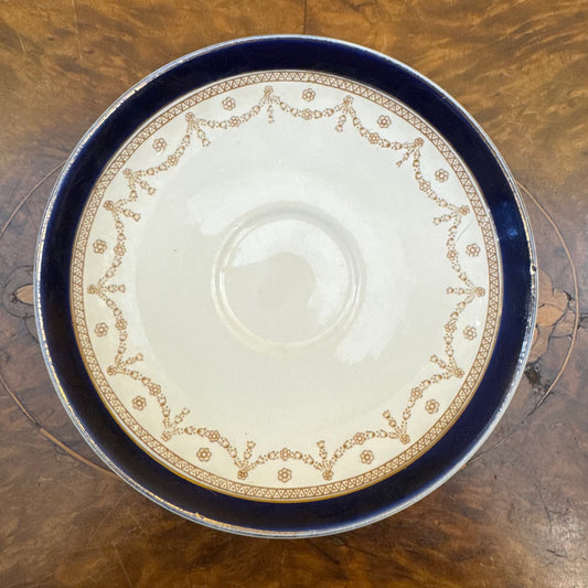Vintage Alfred Meakin Bleu de Roi Saucer