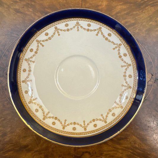 Vintage Alfred Meakin Bleu de Roi Saucer