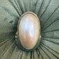 Vintage Costume Mother Of Pearl Clip On Earring
