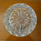 Vintage Crystal Hour Glass Vase