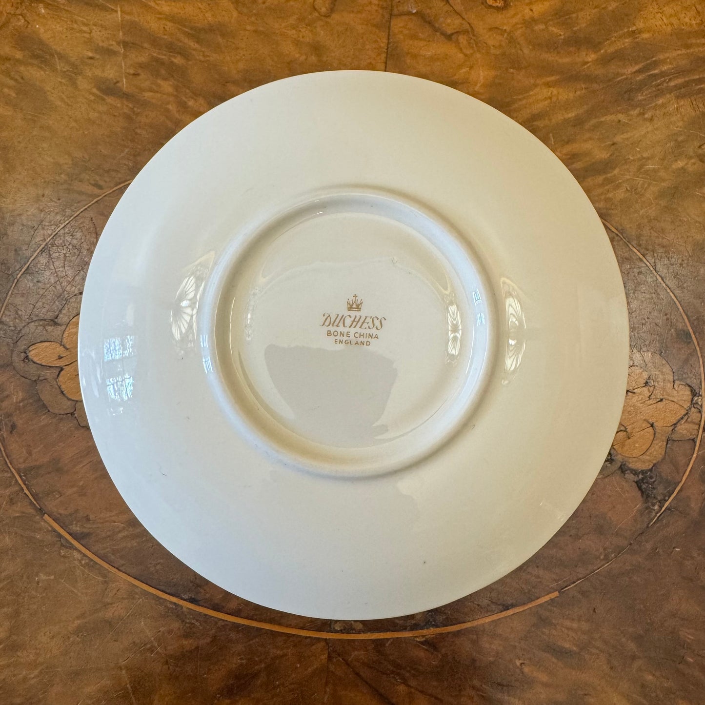 Vintage Duchess Rose Print Tea Cup Trio Set