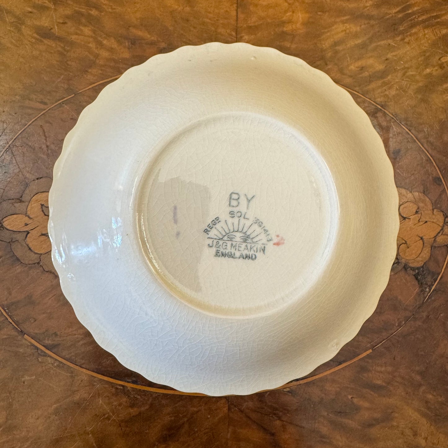 Vintage J & G Meakin Floral Border Print Bowl
