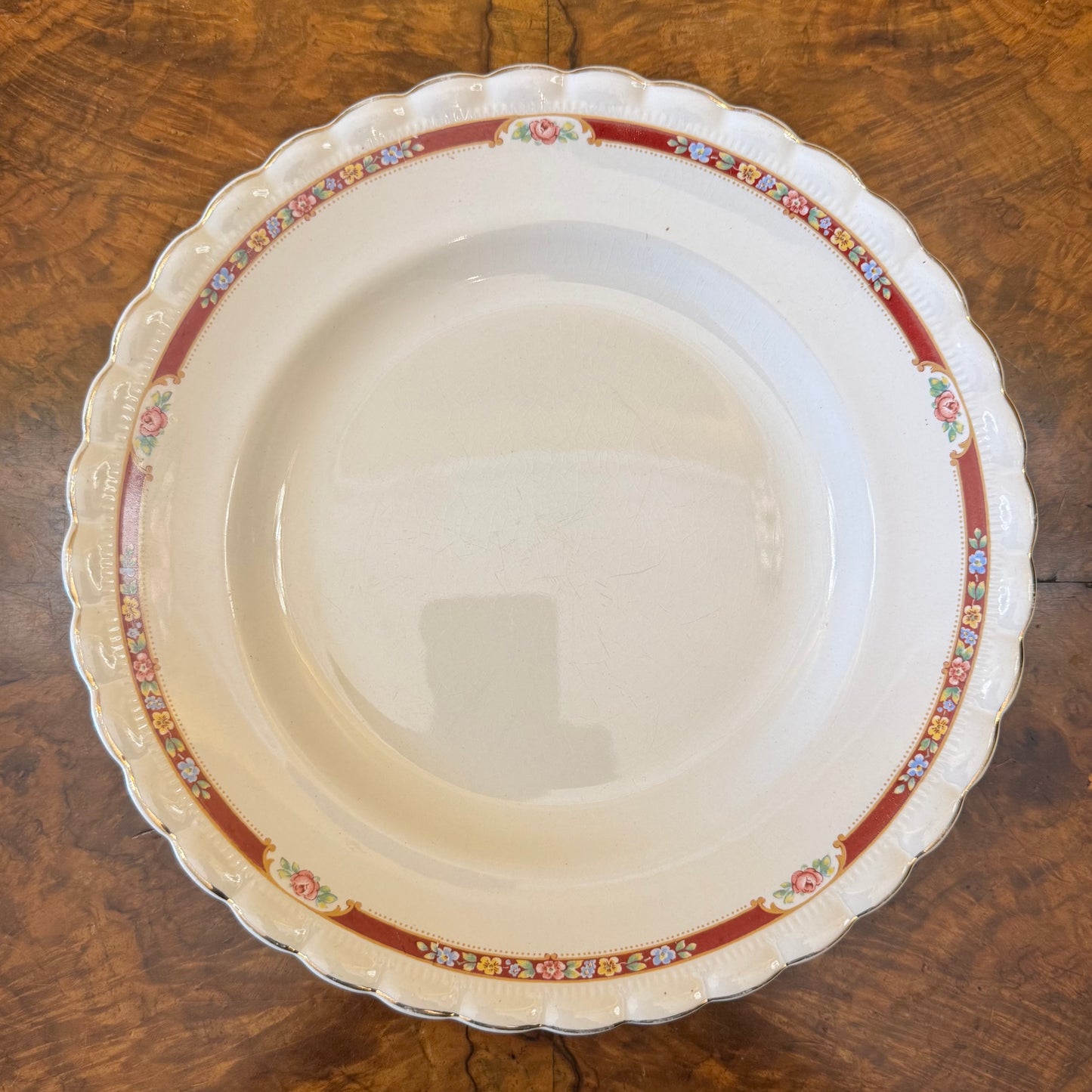 Vintage J & G Meakin Floral Border Print 20 Piece Dinner Set