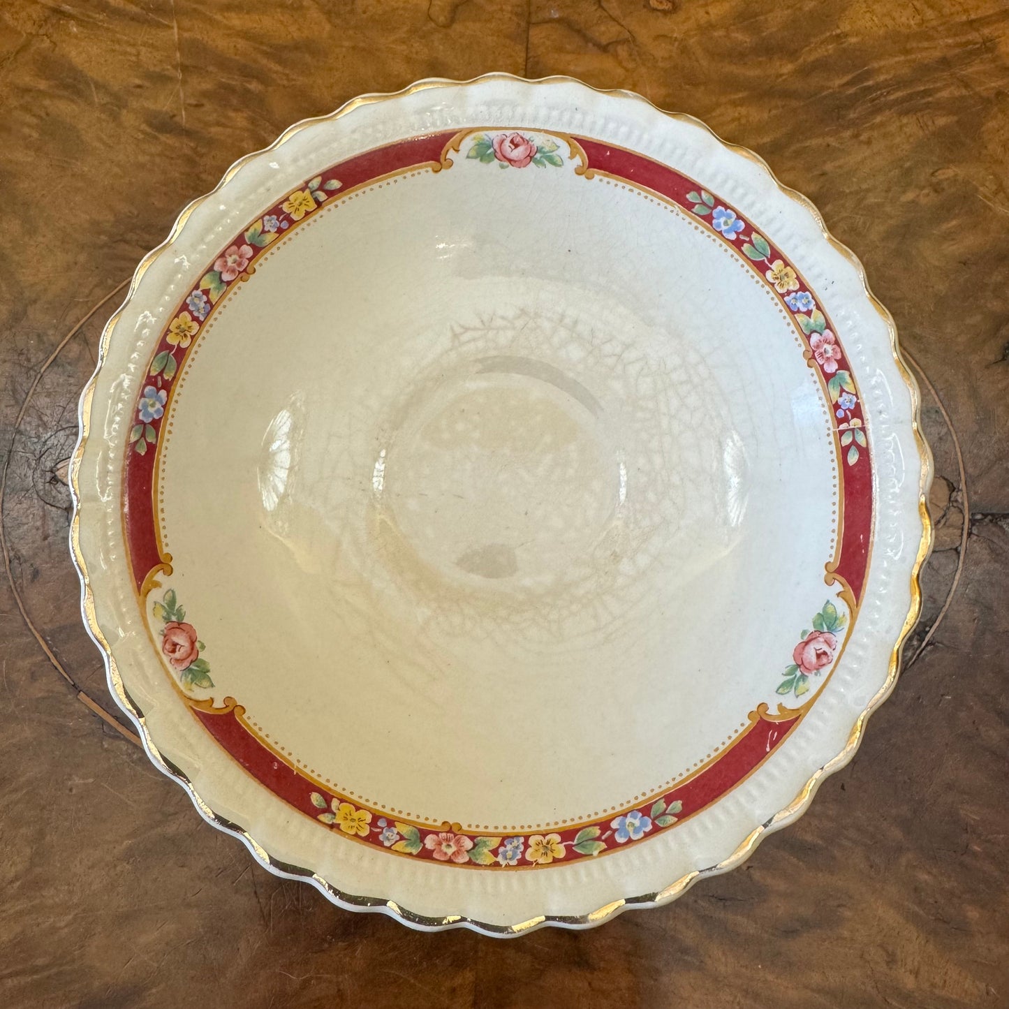 Vintage J & G Meakin Floral Border Print 20 Piece Dinner Set