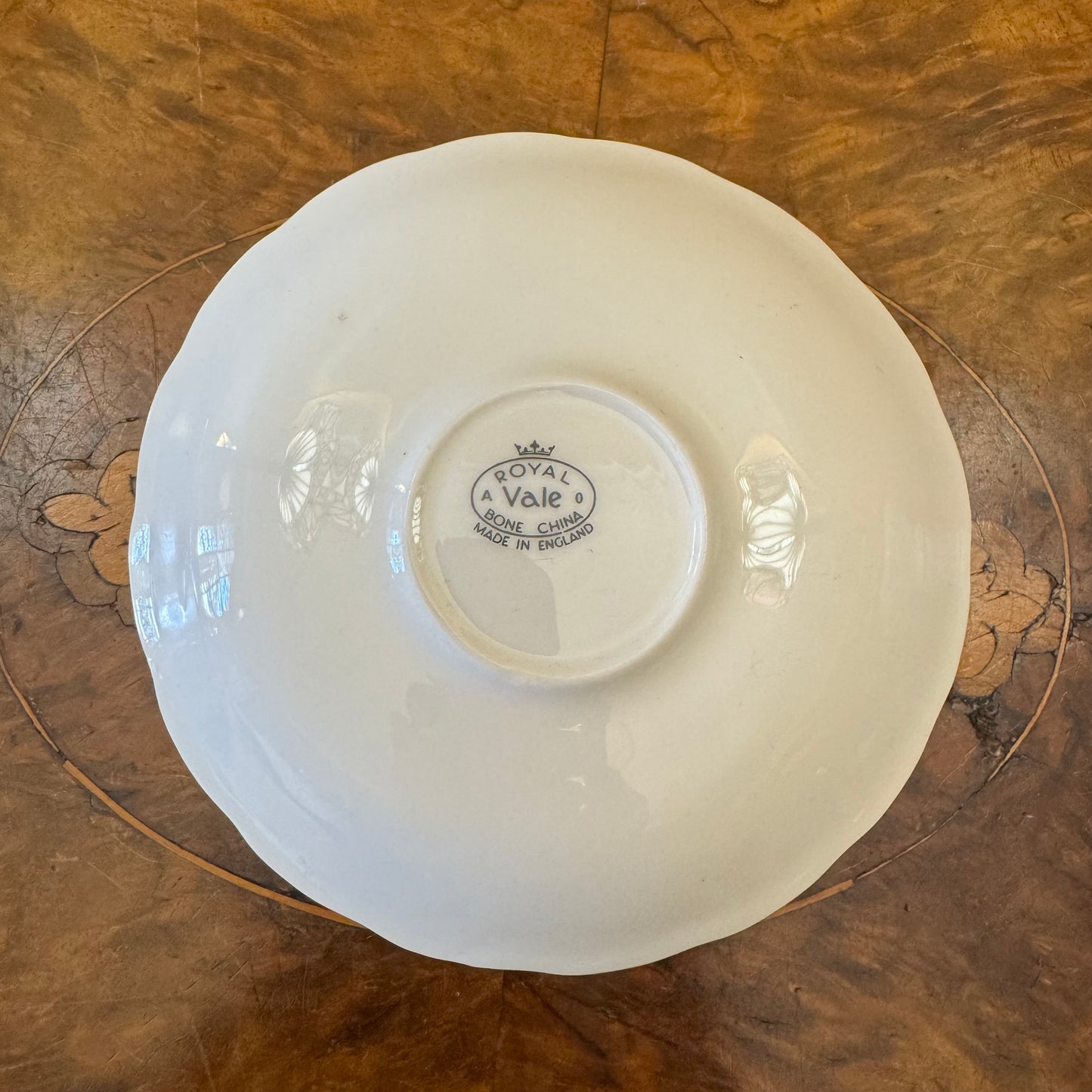 Vintage Royal Vale Hydrangea Tea Cup Trio Set