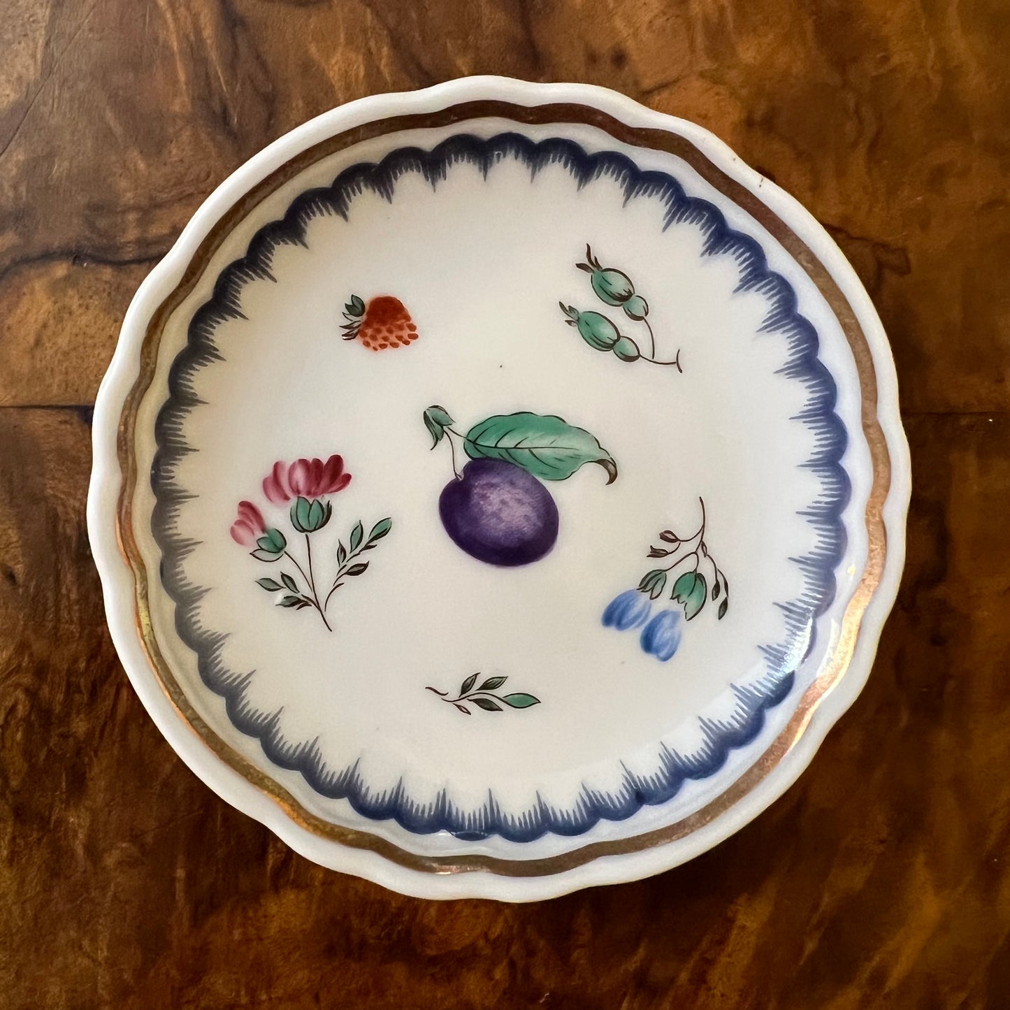 Vintage Richard Ginori Fruits Pin Dish