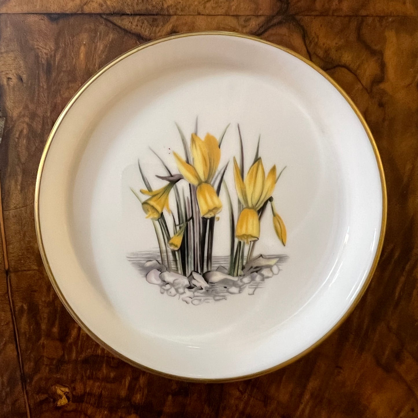 Royal Worcester Yellow Tulip Small Dish