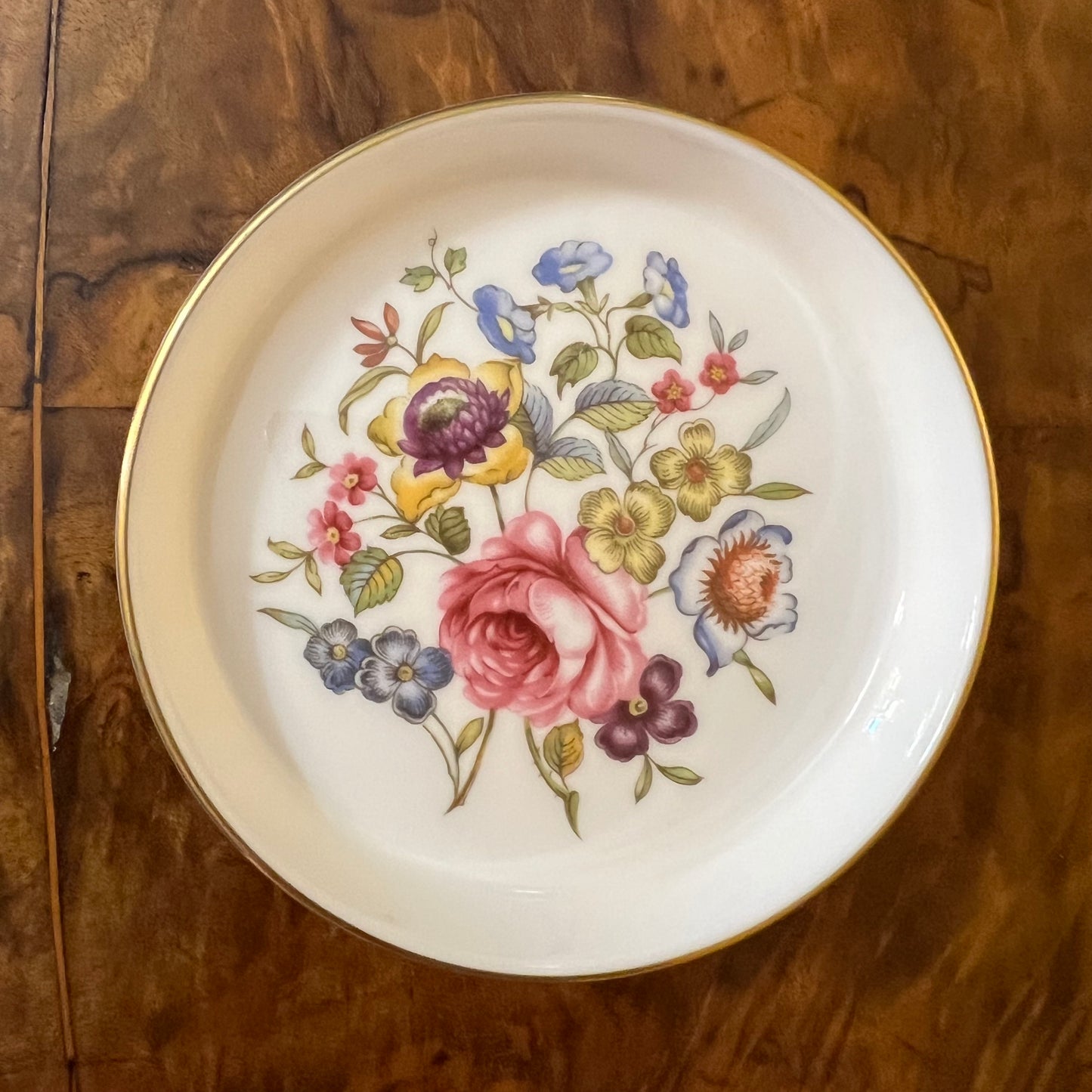 Royal Worcester Colourful Floral Small Dish