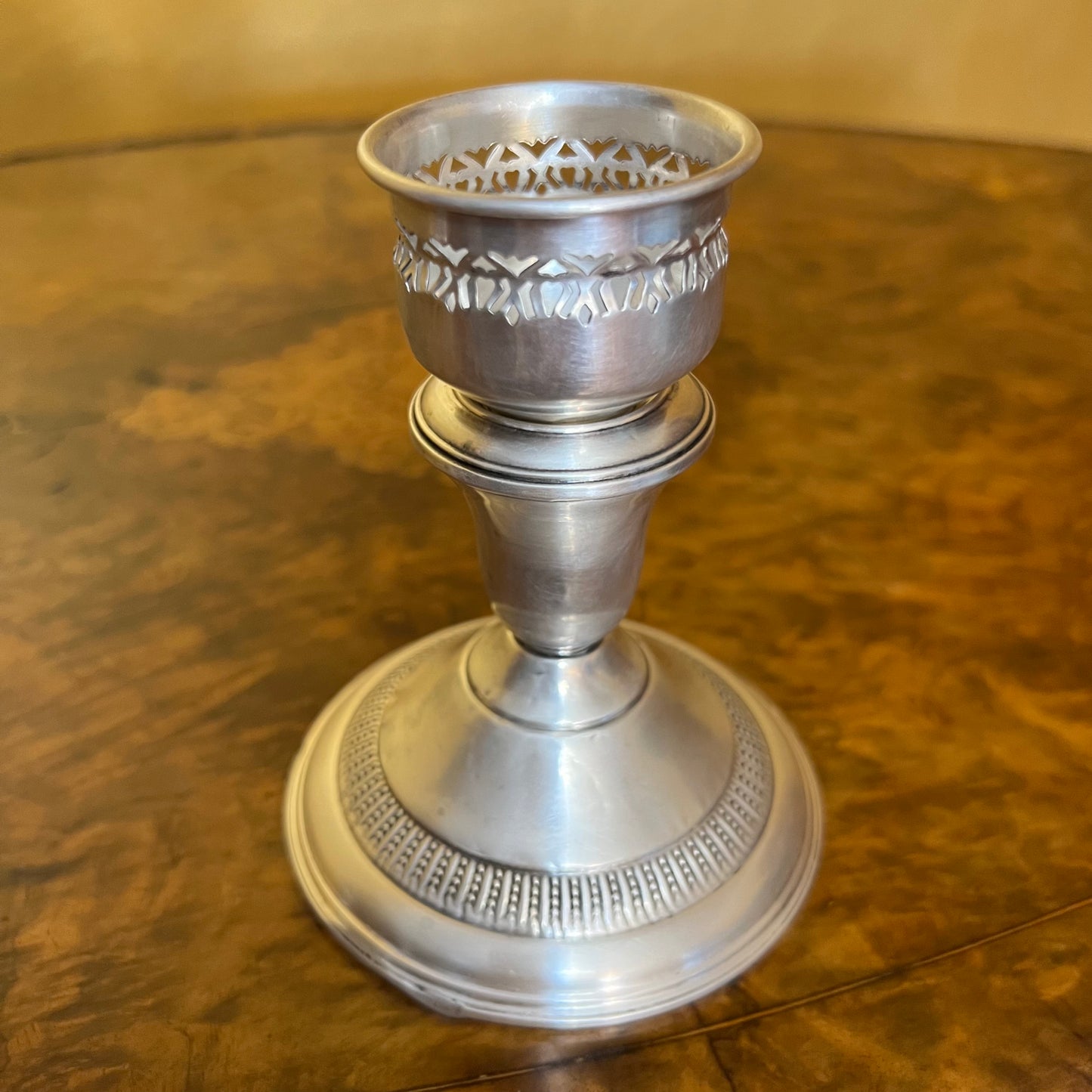 Sterling Silver Pair Of Candlesticks