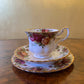 Vintage Royal Albert Old Country Rose Tea Cup Trio Set