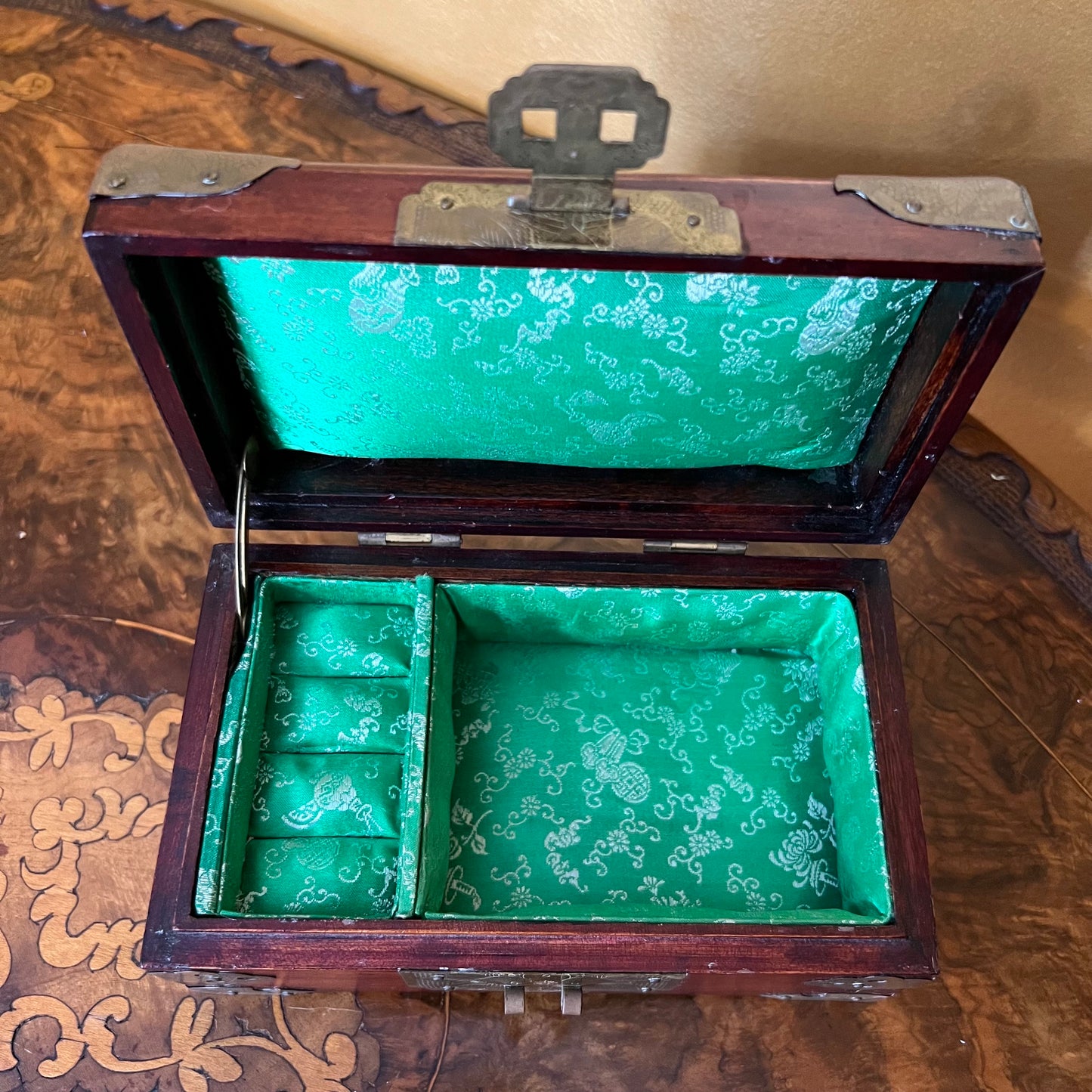 Vintage Wooden Jewellery Box