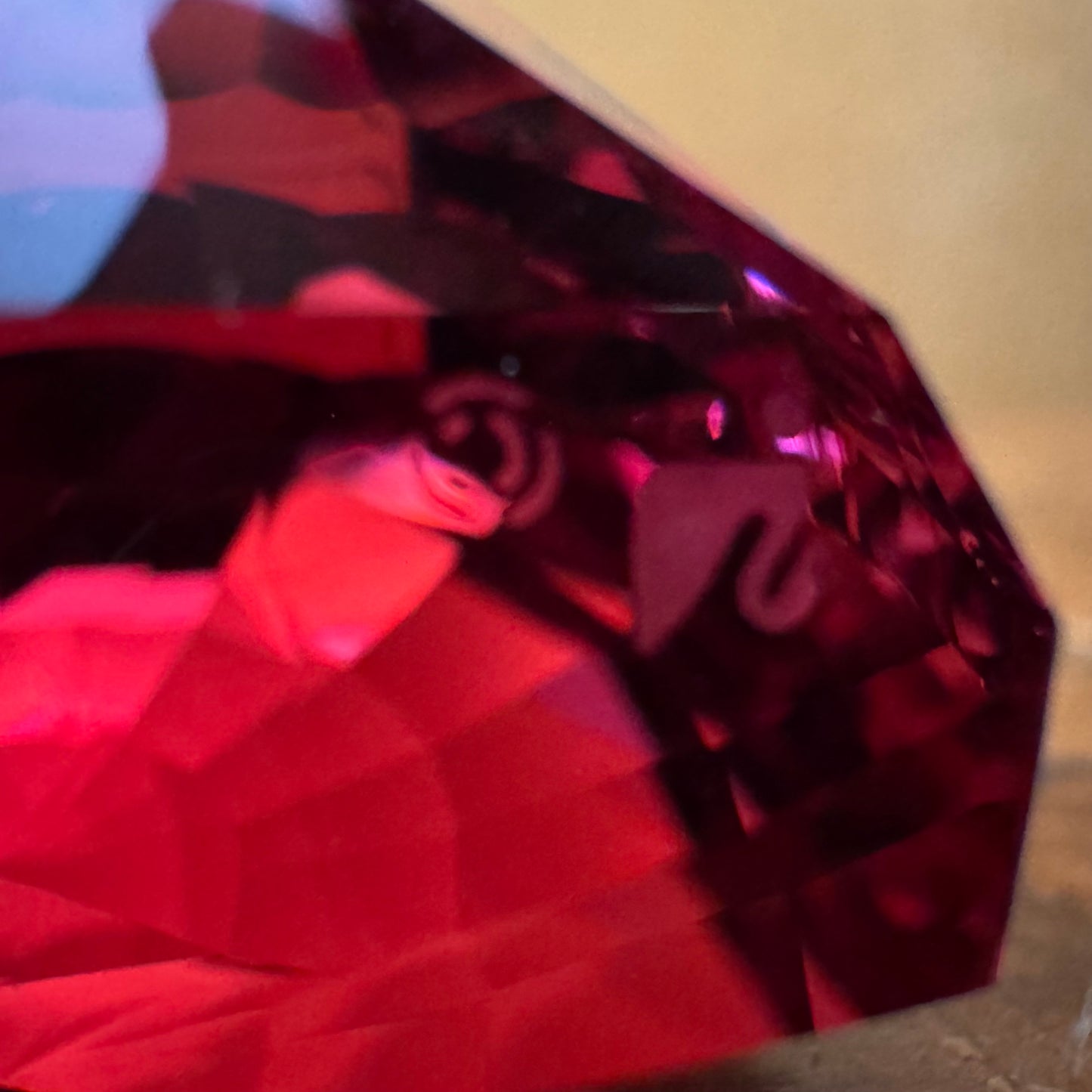 Swarovski Crystal Red Heart Ornament