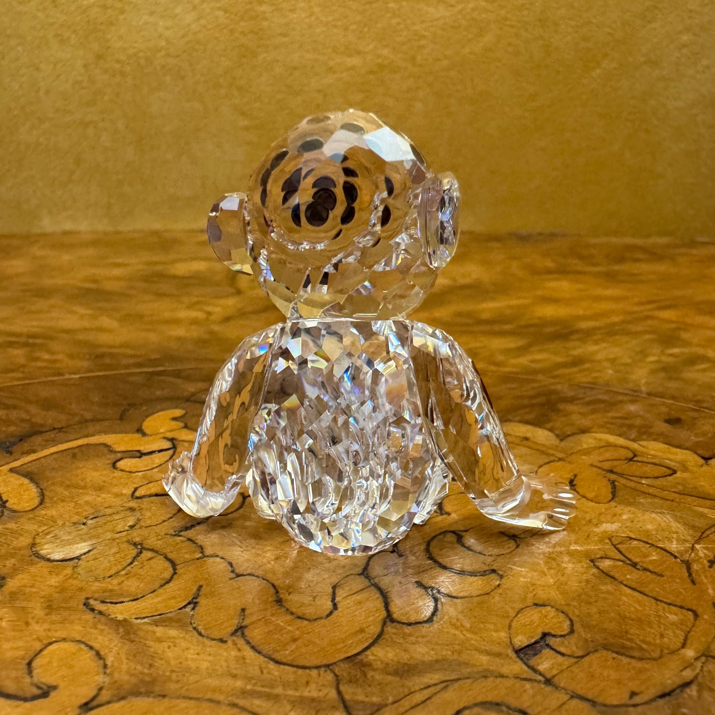 Swarovski Crystal Chimpanzee Figurine