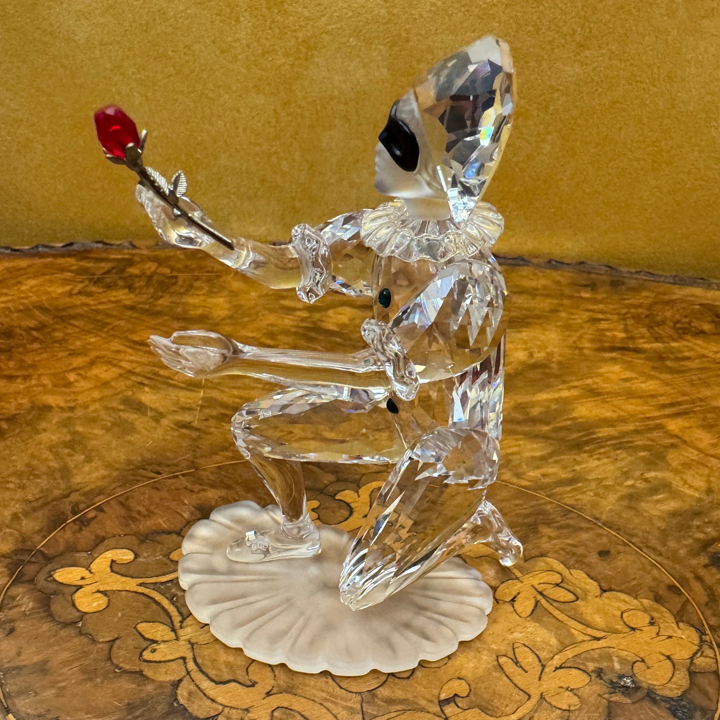 Swarovski Crystal Masquerade 2001 Harlequin Figurine