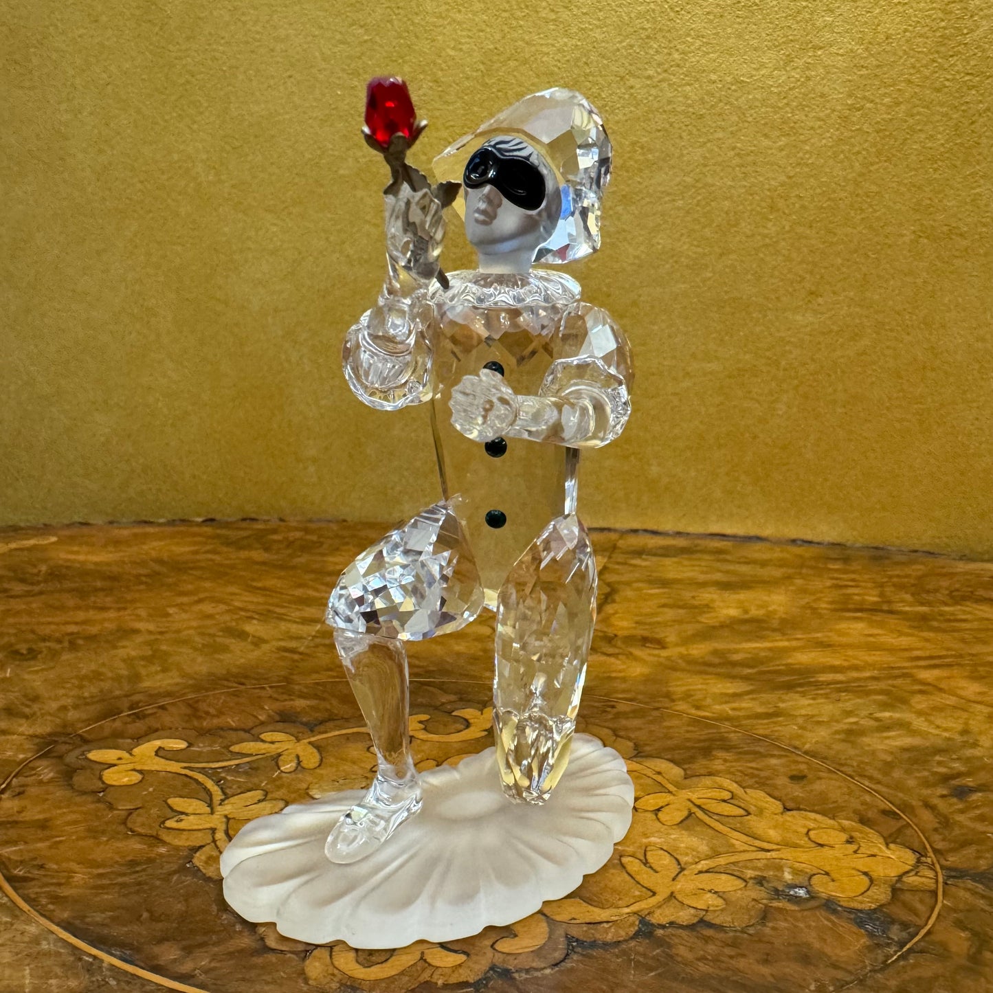 Swarovski Crystal Masquerade 2001 Harlequin Figurine