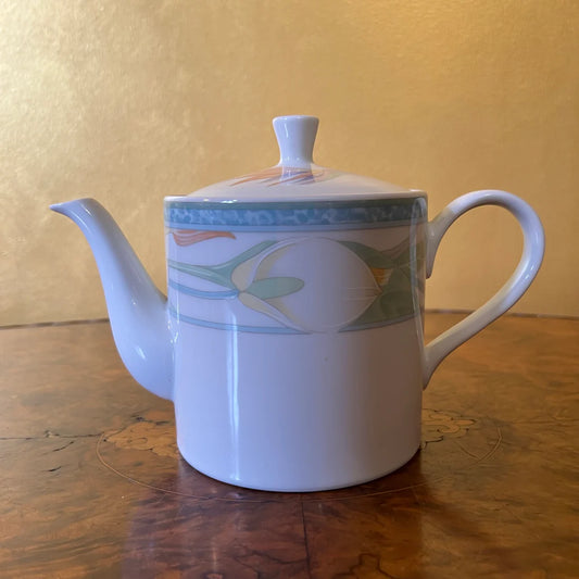Vintage Hannah Series Bird of Paradise & Lily Design Kyoto Teapot