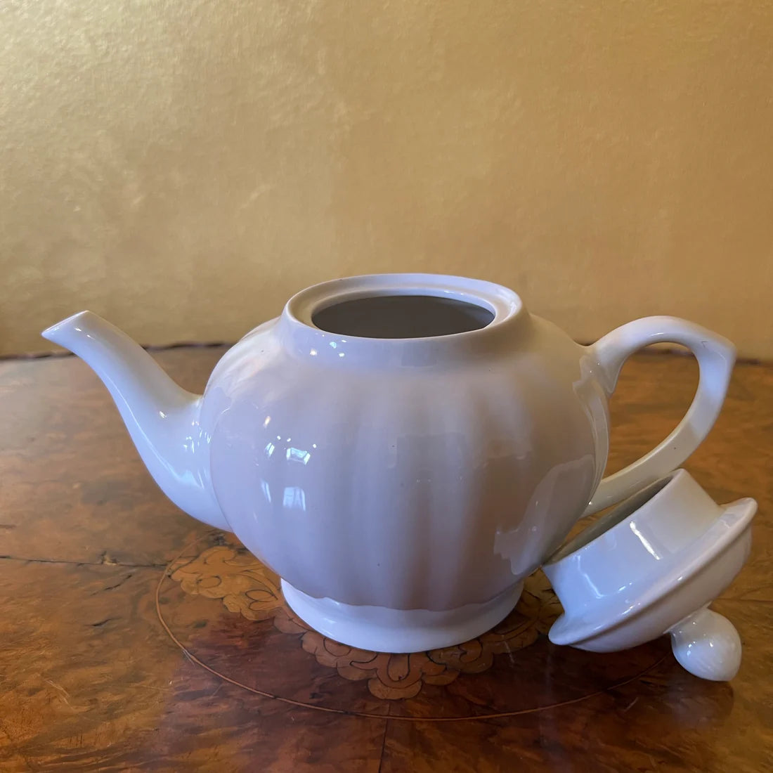 White Porcelain Teapot