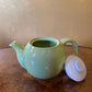Pale Green White Lid Teapot