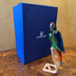 Swarovski Crystal Macaw Paradise Birds Wooden Base Figurine