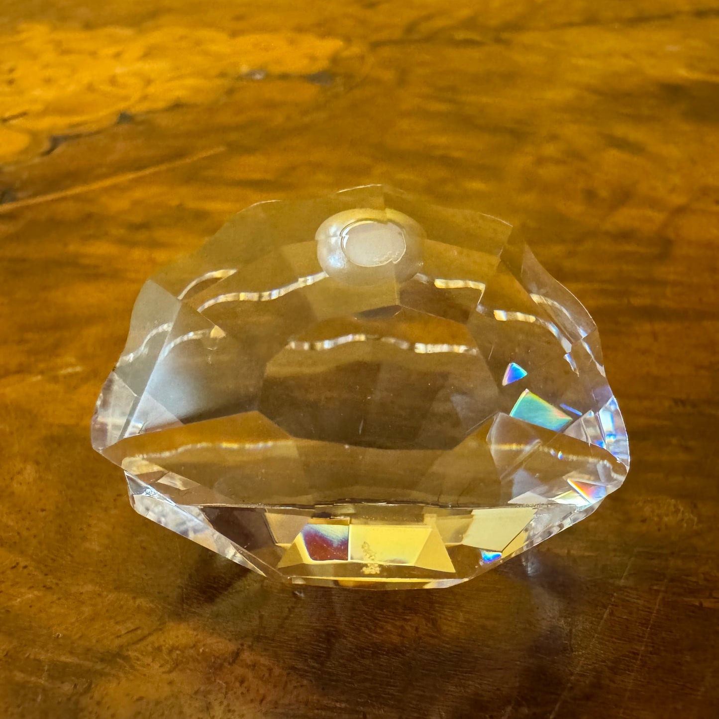 Swarovski Crystal Shell with Pearl