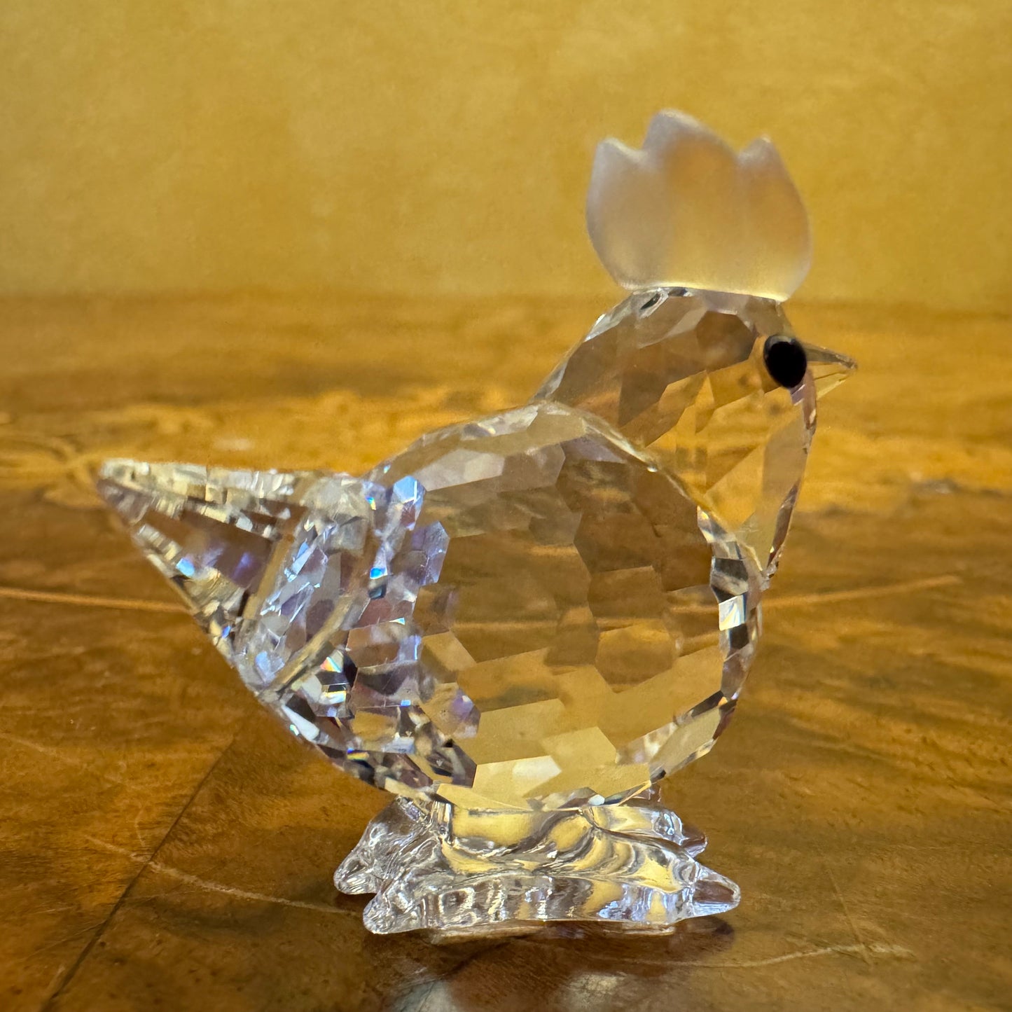 Swarovski Crystal Miniature Hen Figurine