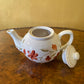 Vintage Autumn Floral Teapot