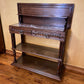 Antique French Oak Marble Lift Up Top Table