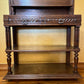 Antique French Oak Marble Lift Up Top Table