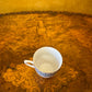 Vintage Blue & White Pattern Demitasse Coffee Cup & Saucer