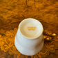 Vintage White Gold Demitasse Coffee Cup & Saucer