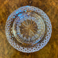 Vintage Crystal Diamond Cut Bowl