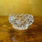 Vintage Crystal Cut Trinket Bowl